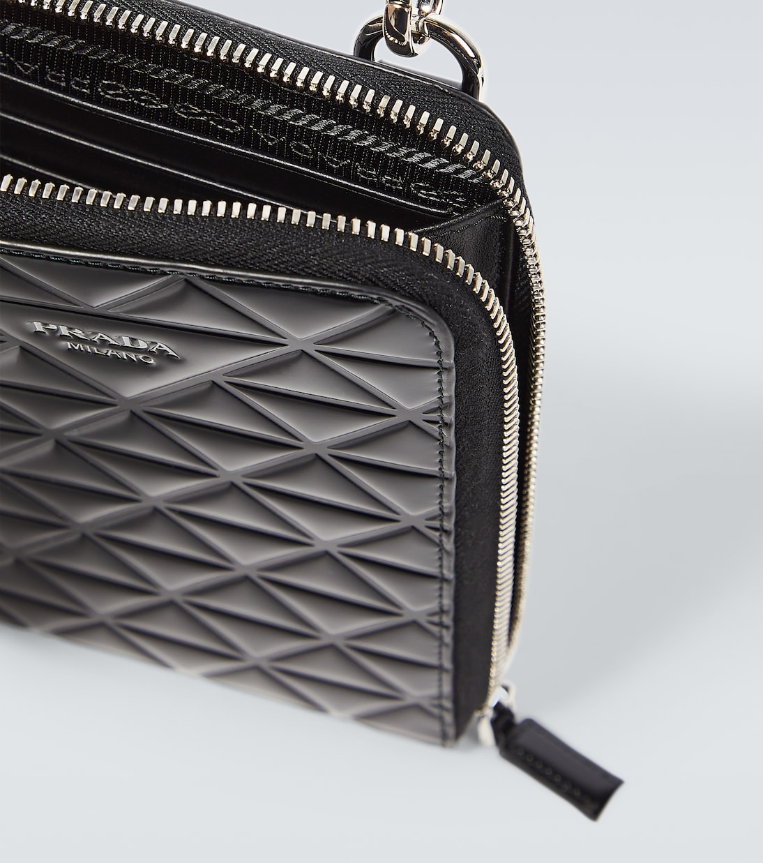 Embellished leather phone case | Prada