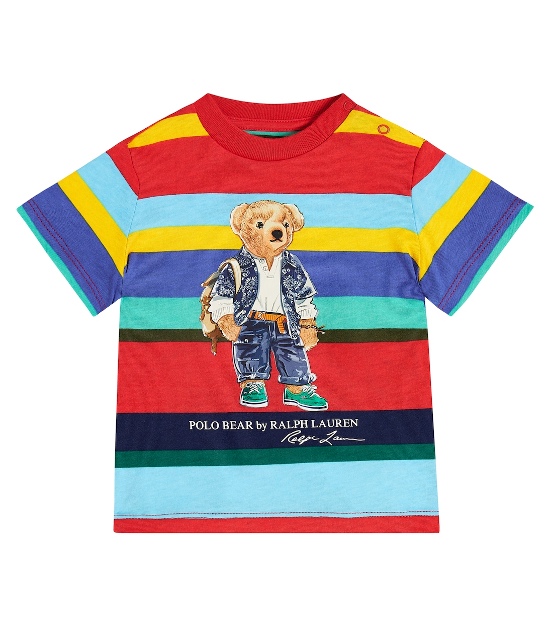 Baby T-Shirt Polo Bear aus Baumwolle | Polo Ralph Lauren Kids