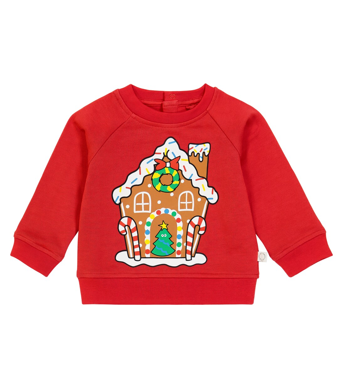 Baby printed cotton jersey sweatshirt | Stella McCartney Kids