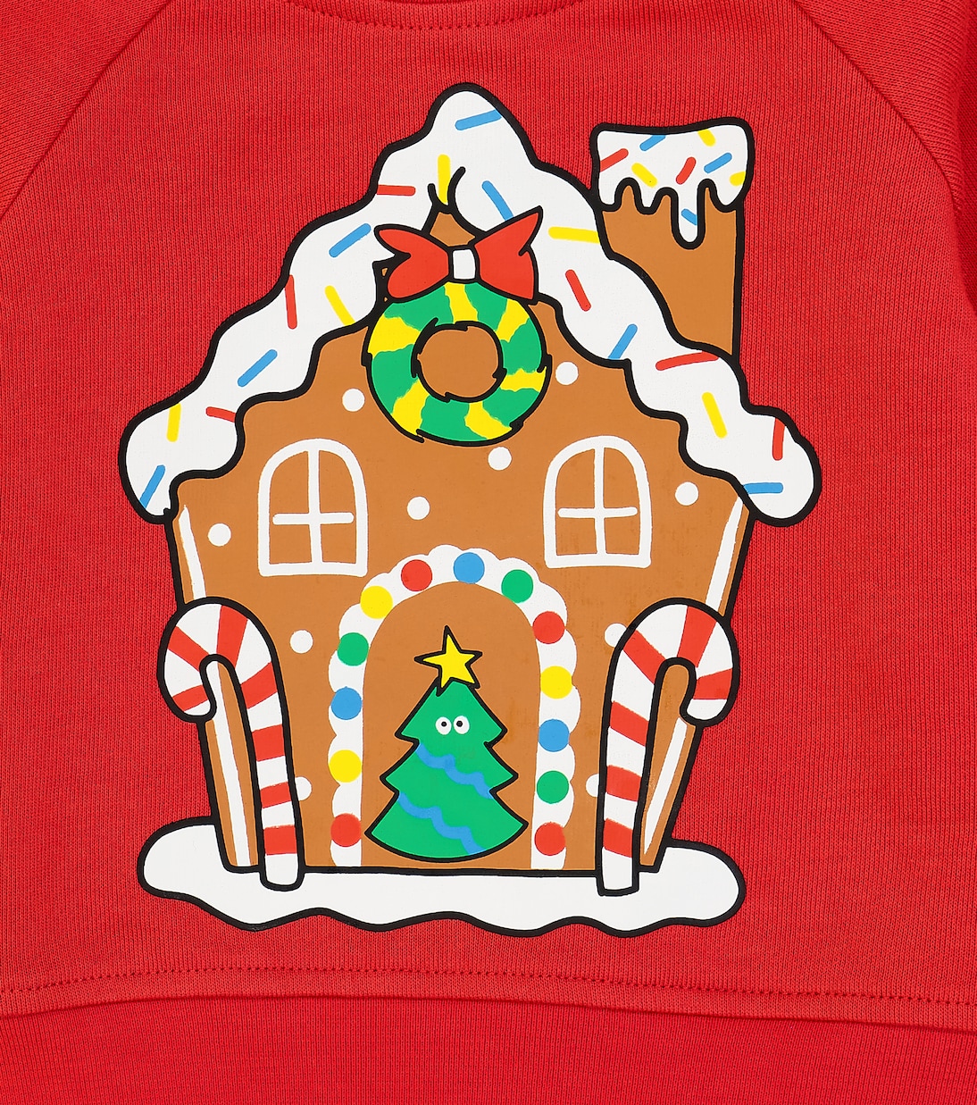 Baby printed cotton jersey sweatshirt | Stella McCartney Kids