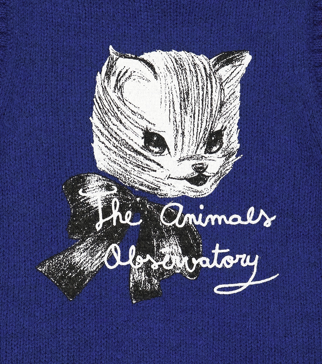 Bat knit sweater vest  | The Animals Observatory