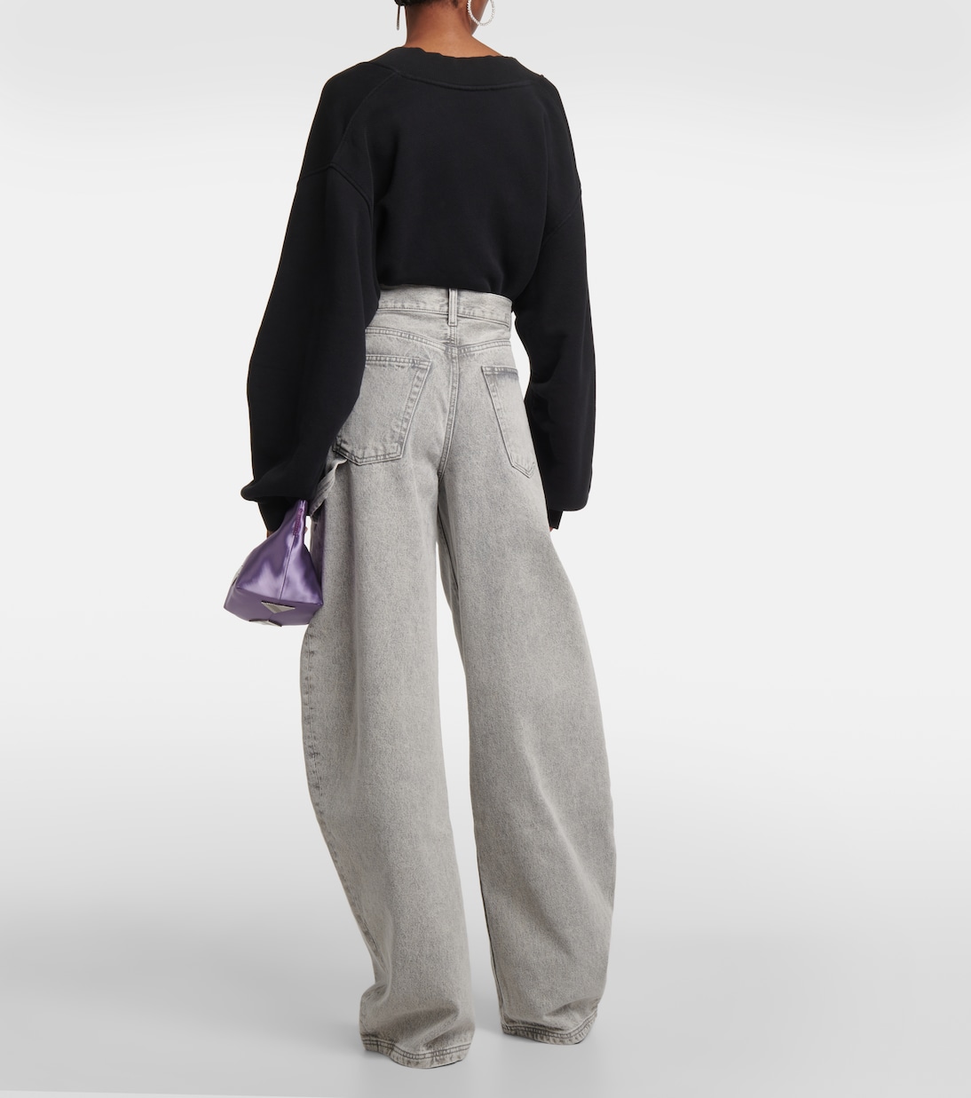 Effie mid-rise barrel-leg jeans | The Attico