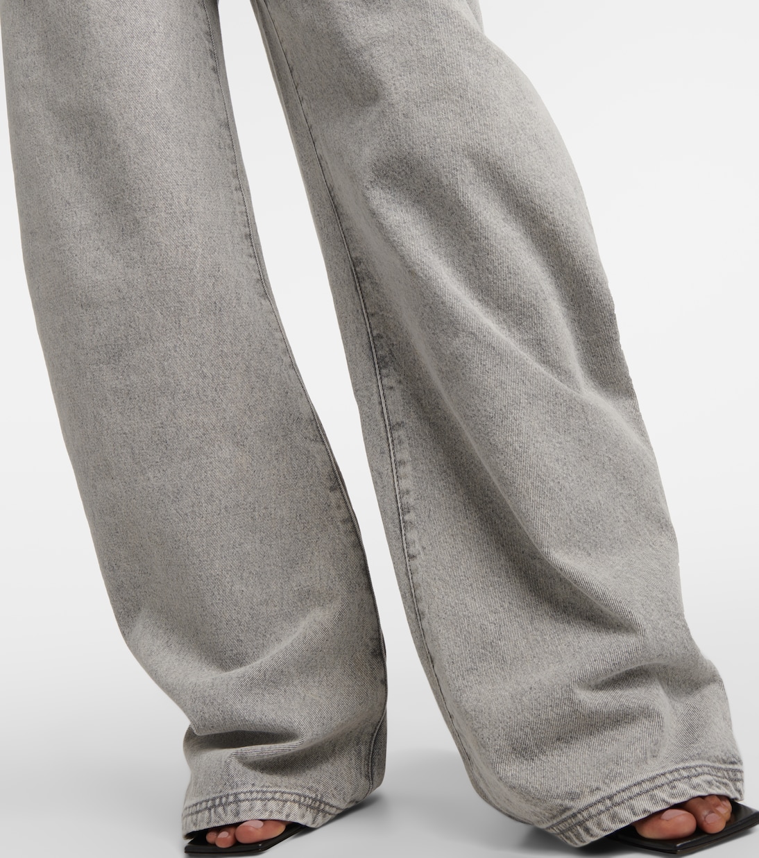 Effie mid-rise barrel-leg jeans | The Attico