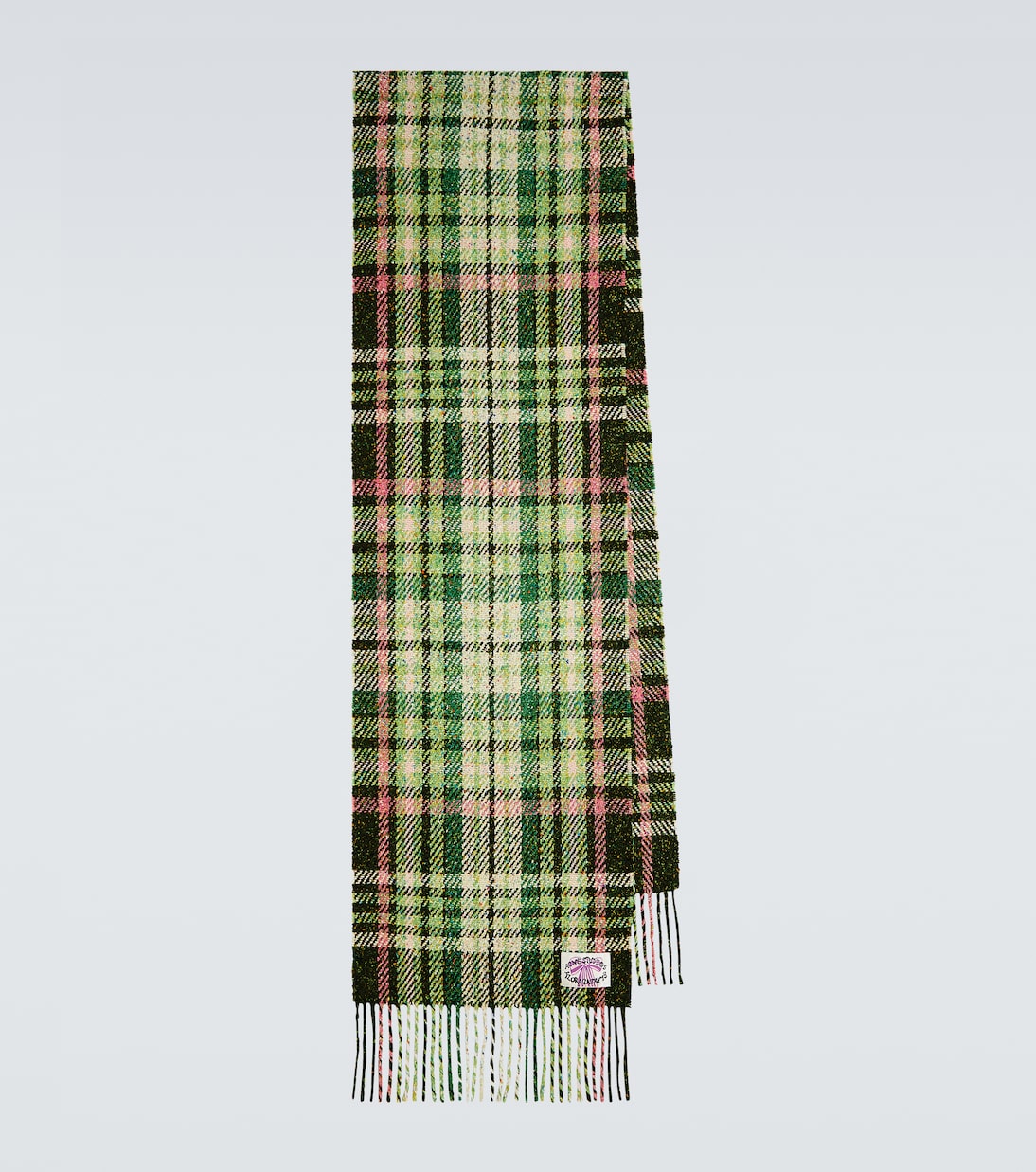 Fringed checked scarf | Acne Studios