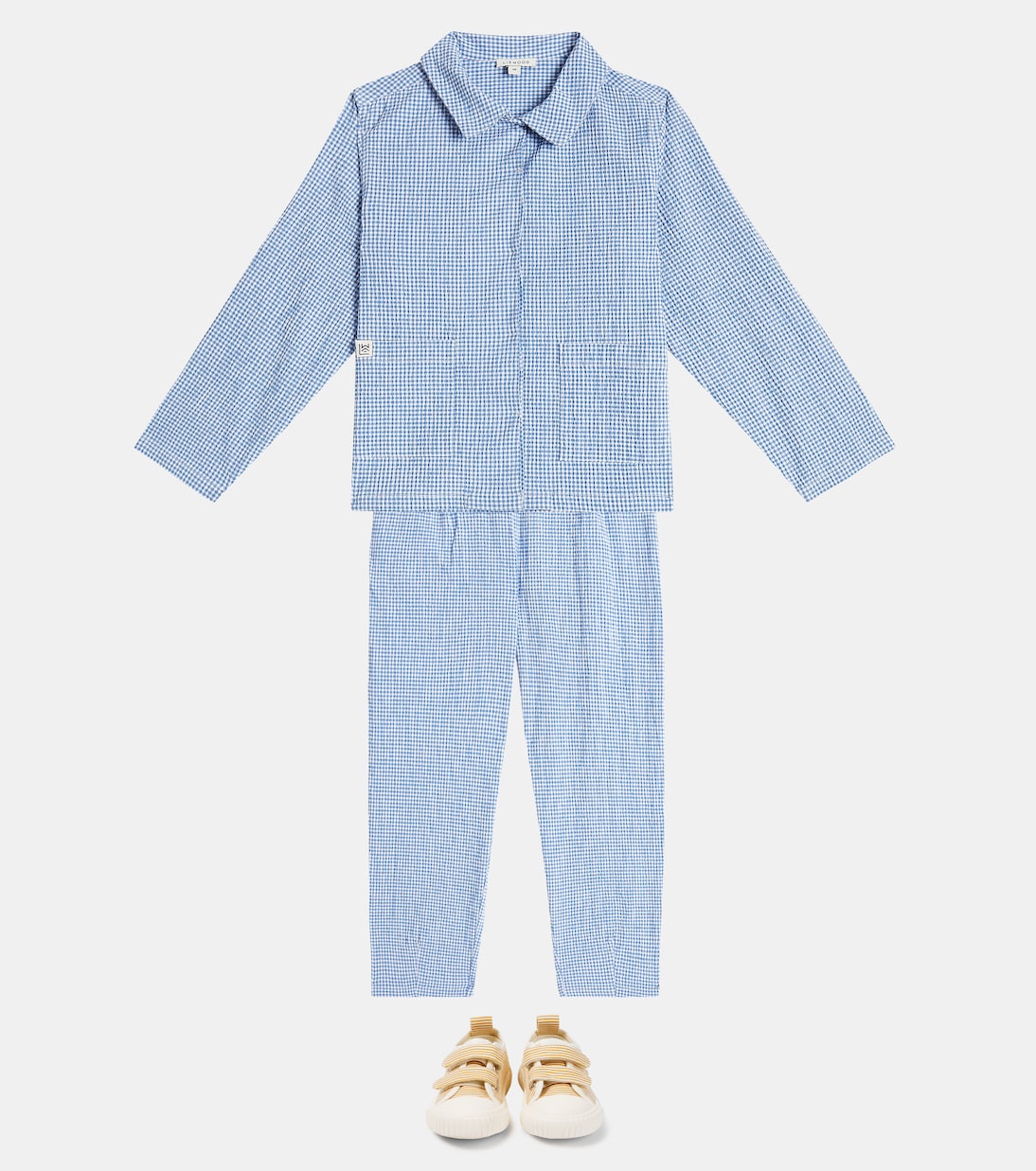 Kory checked seersucker overshirt | Liewood