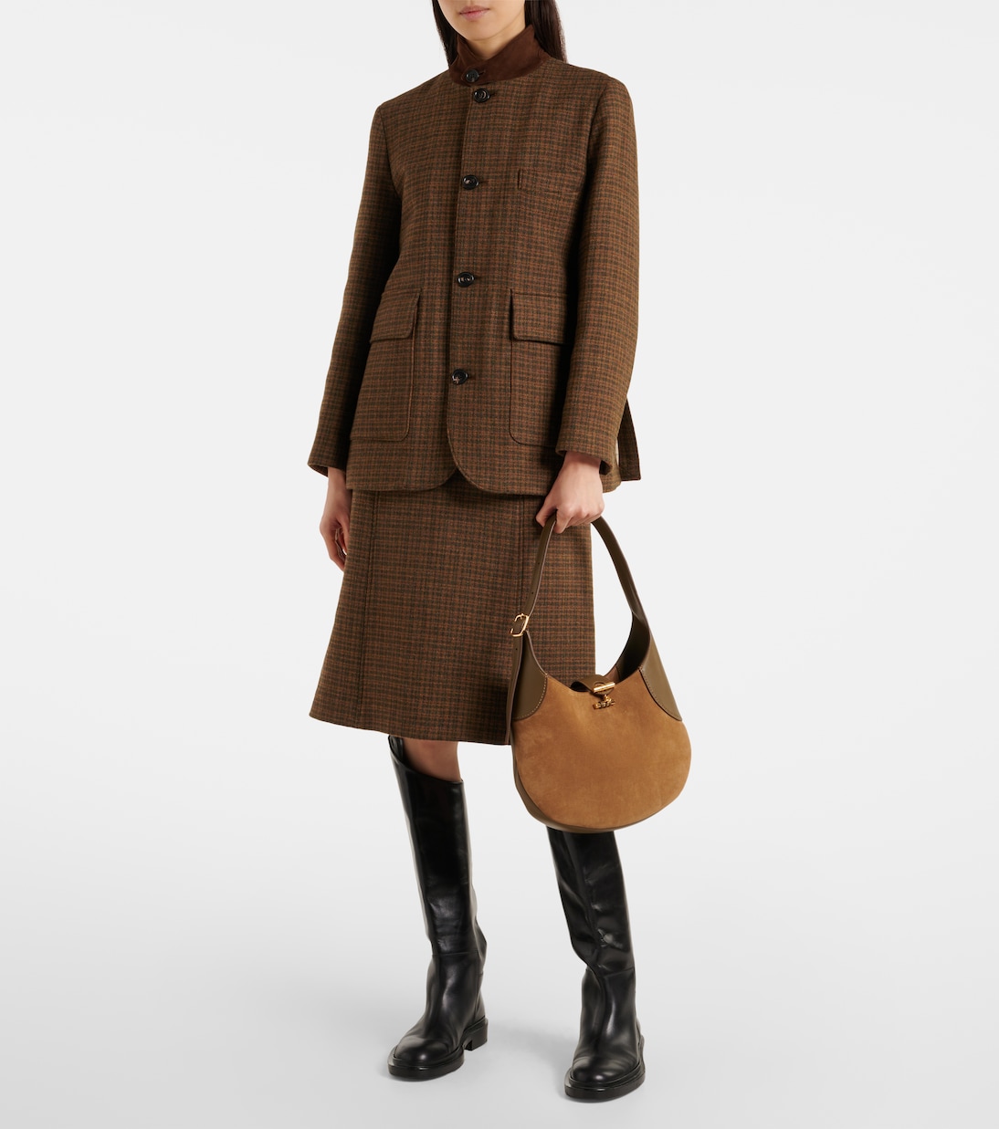 Borsa a spalla Bobbin Medium in pelle | Loro Piana