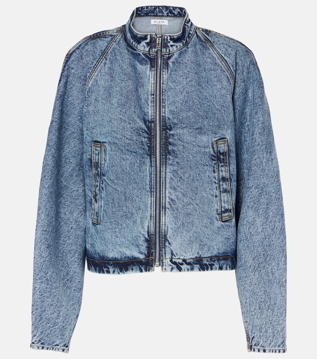 Veste Round Racing en jean | Alaïa