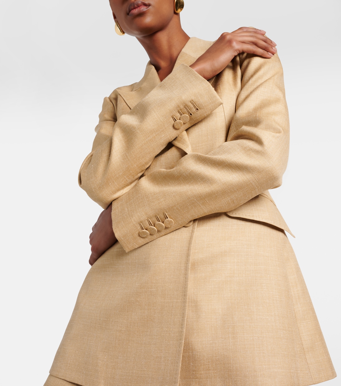 Blazer en laine, soie et lin | Gabriela Hearst