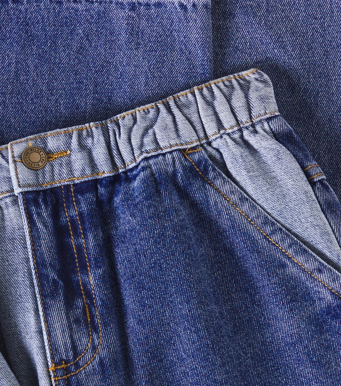 Patchwork straight jeans | Rylee + Cru