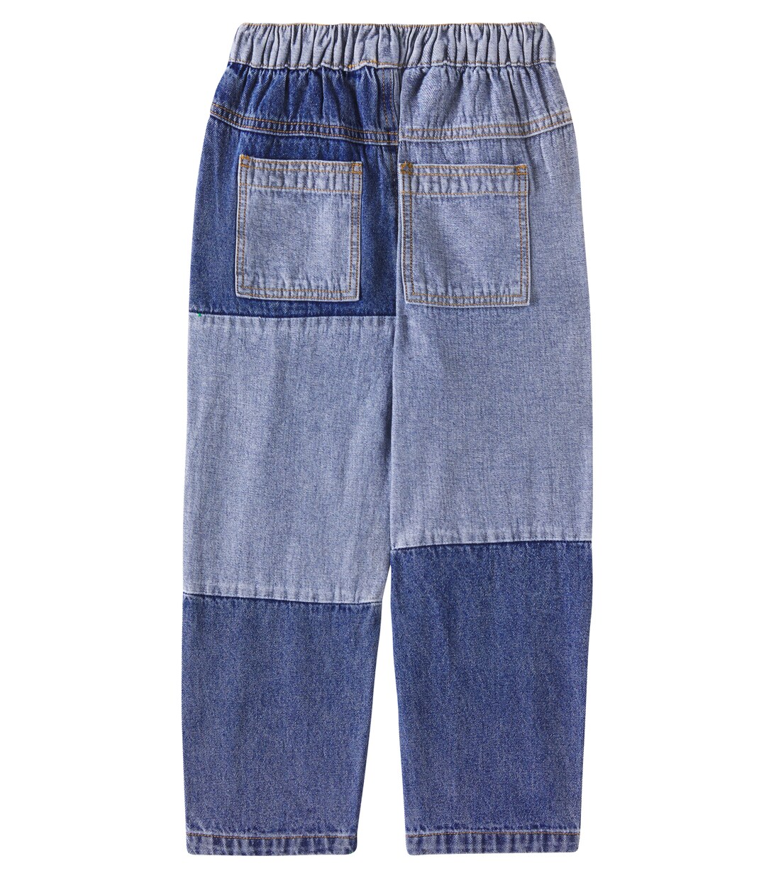 Patchwork straight jeans | Rylee + Cru