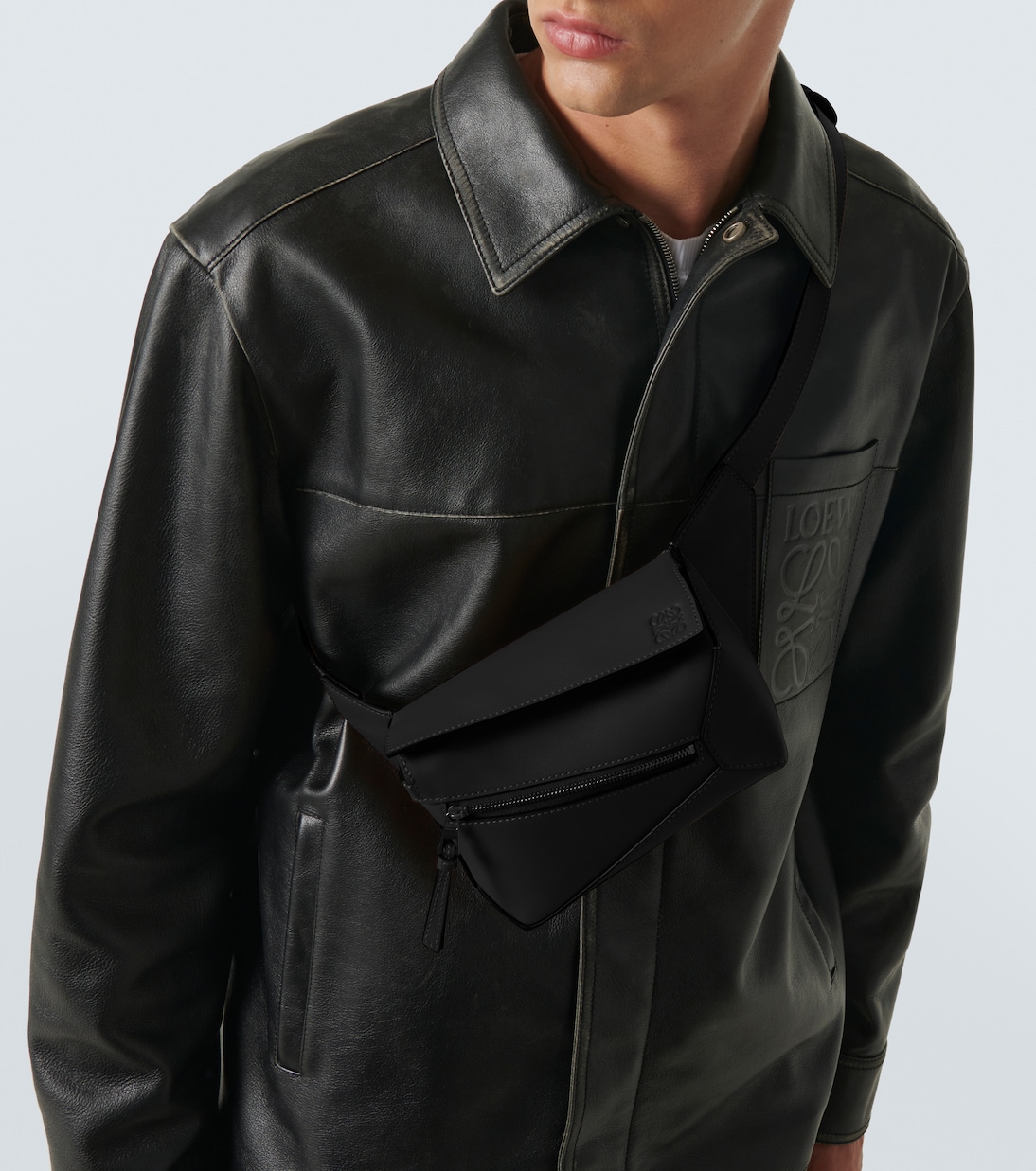 Puzzle Mini leather belt bag | Loewe