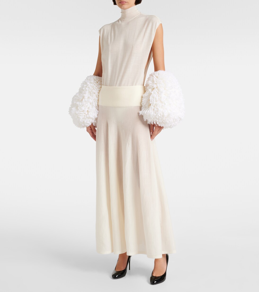 Turtleneck wool bodysuit | Alaïa