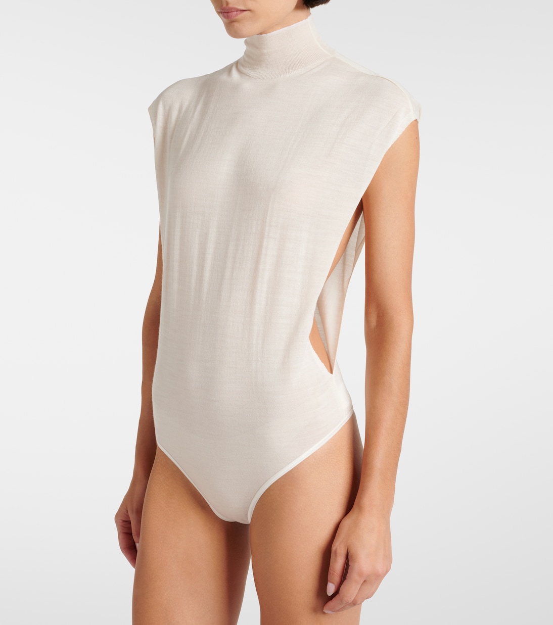 Turtleneck wool bodysuit | Alaïa