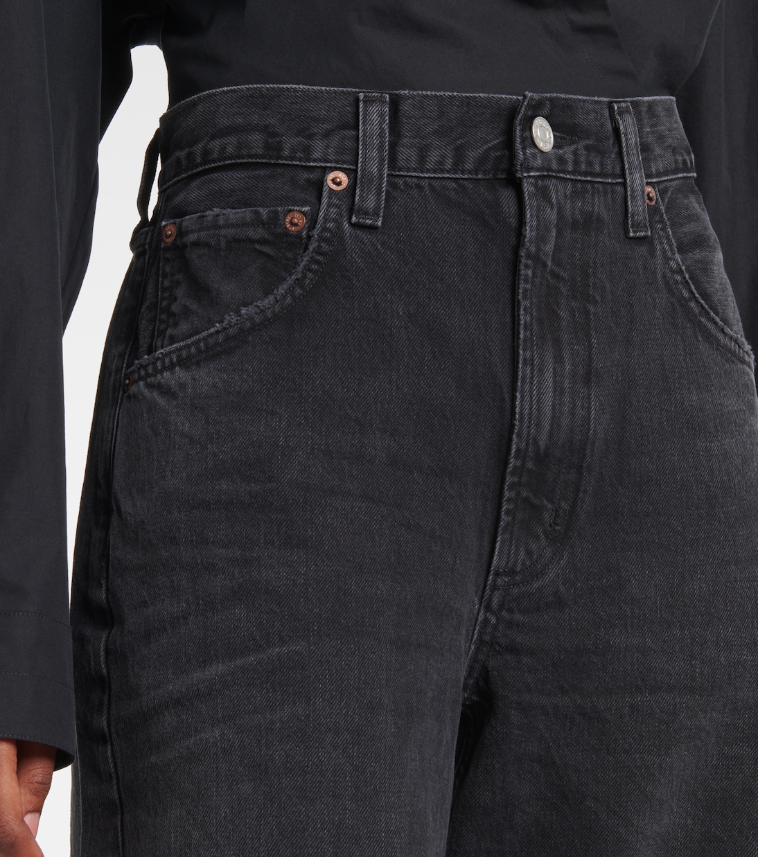 Mid-Rise Barrel-Leg Jeans Low Curve | Agolde