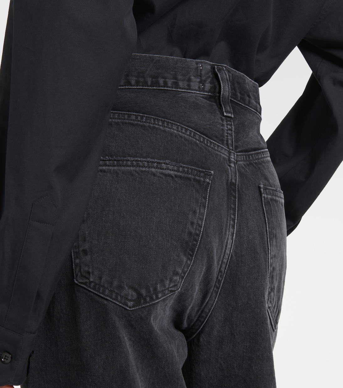 Mid-Rise Barrel-Leg Jeans Low Curve | Agolde