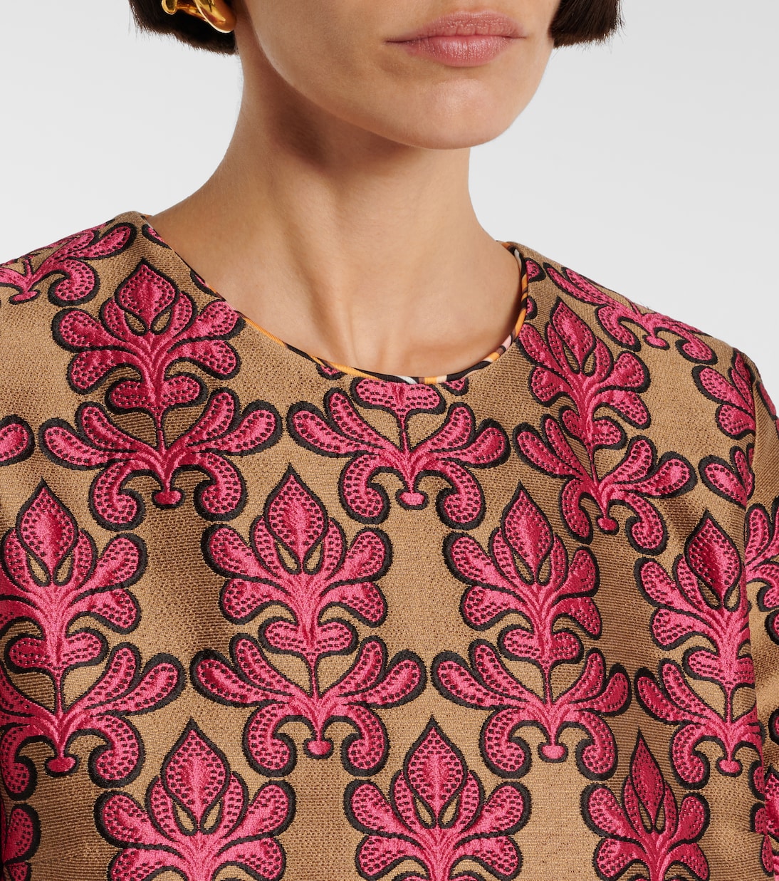 Abito corto Mini Swing in jacquard | La DoubleJ