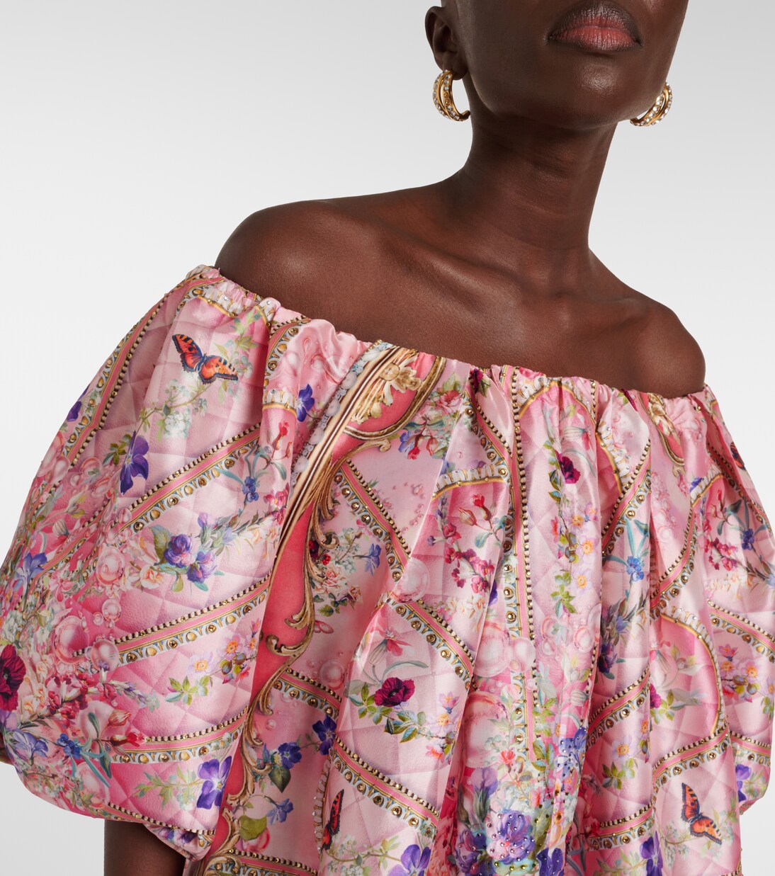 Robe longue à fleurs | Camilla