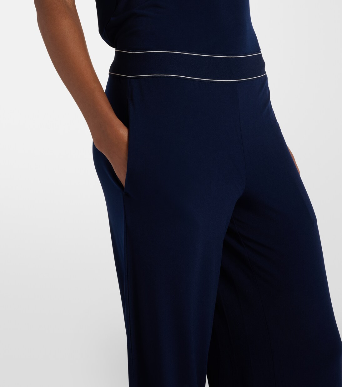 Pantalon ample à taille mi-haute | Vince