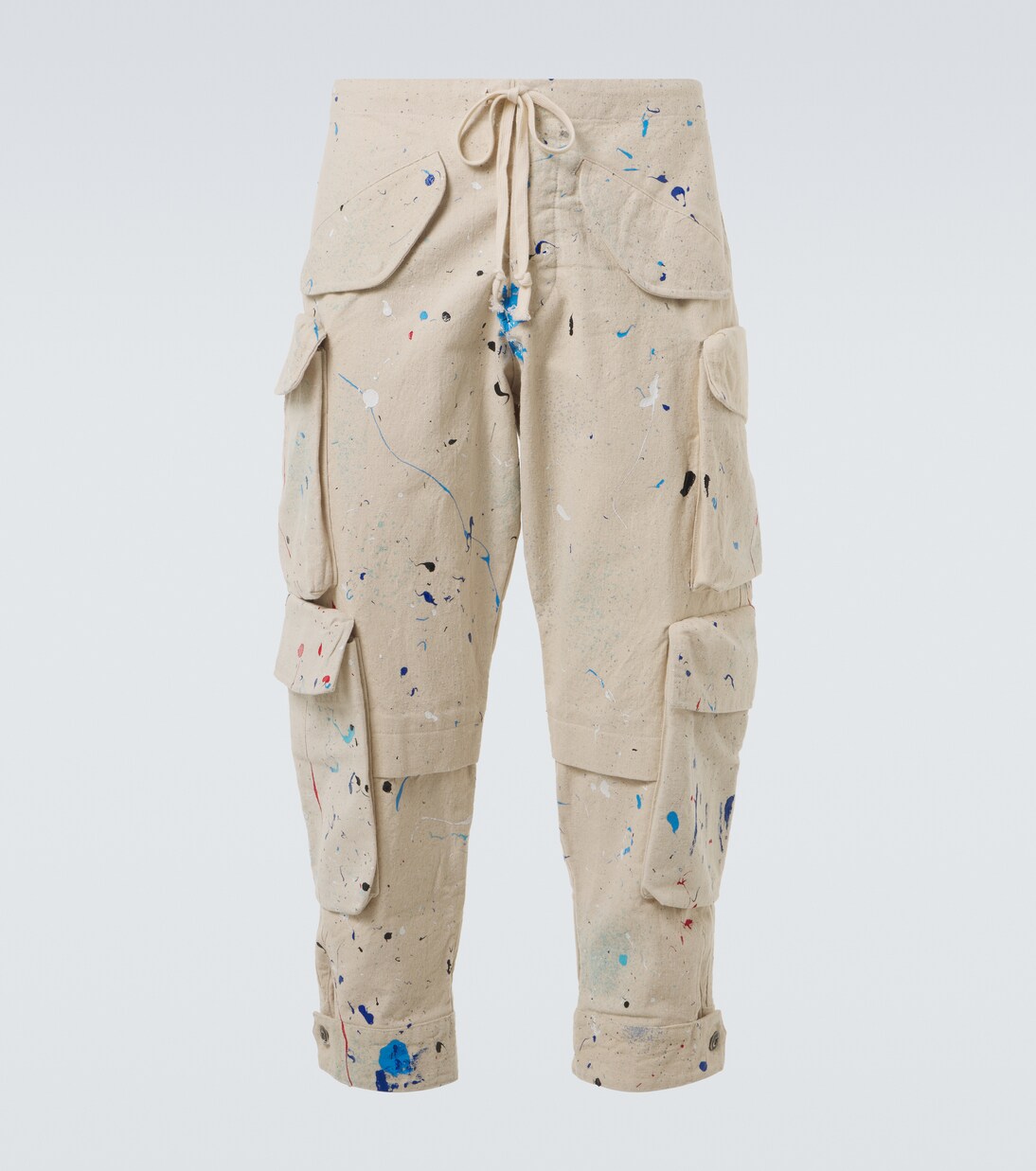 Painters printed cotton cargo pants | Greg Lauren