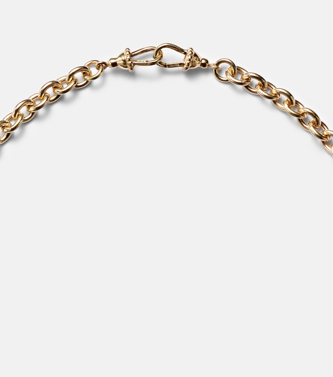 Heart Jumbo 18kt gold pendant necklace with diamond | Marie Lichtenberg