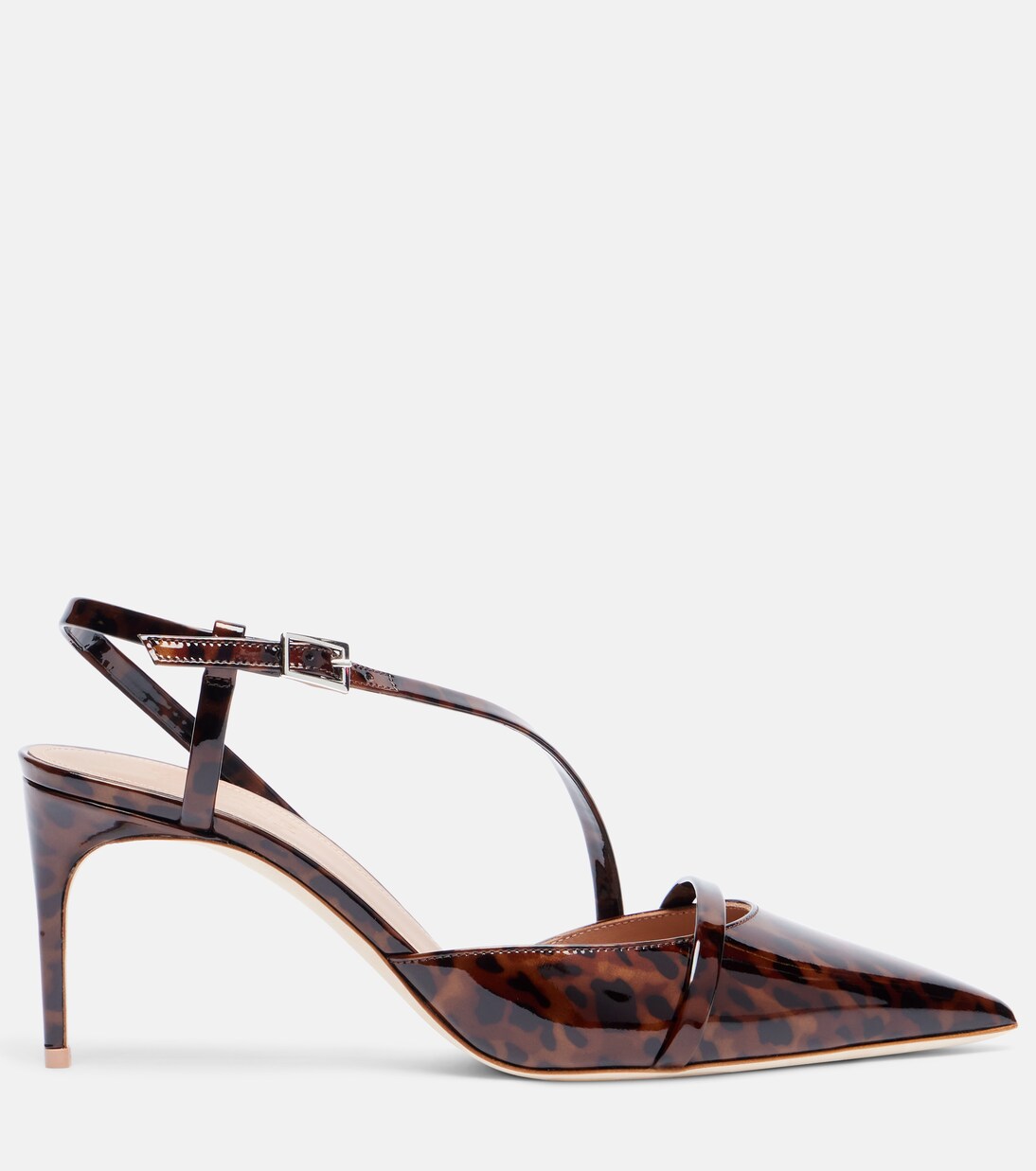 Escarpins slingback Valeria 70 en cuir verni | Malone Souliers