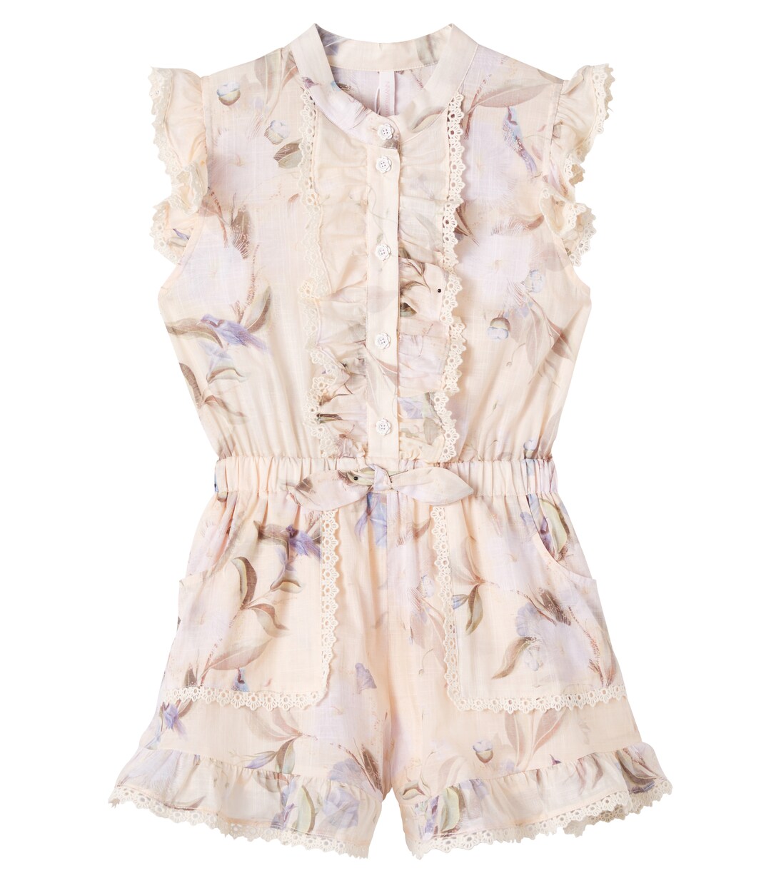 Cascadian floral cotton playsuit | Zimmermann Kids