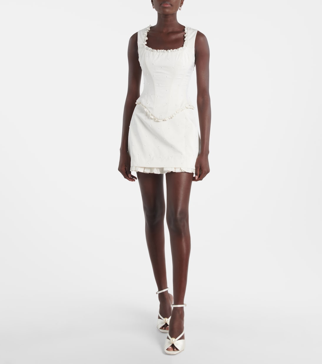 Verzierter Minirock Camelia  | Clio Peppiatt