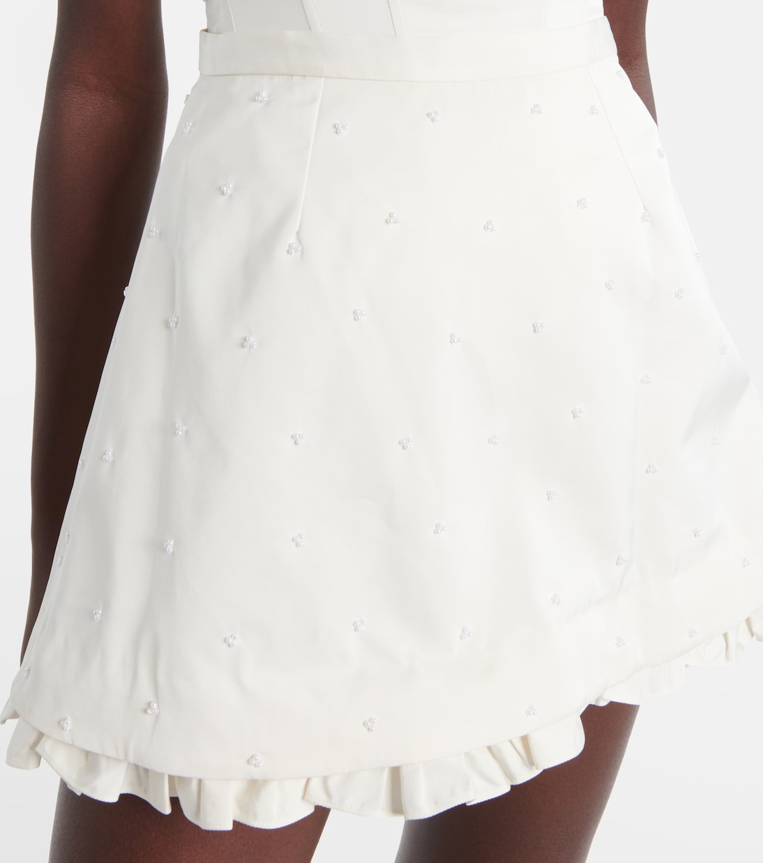 Verzierter Minirock Camelia  | Clio Peppiatt