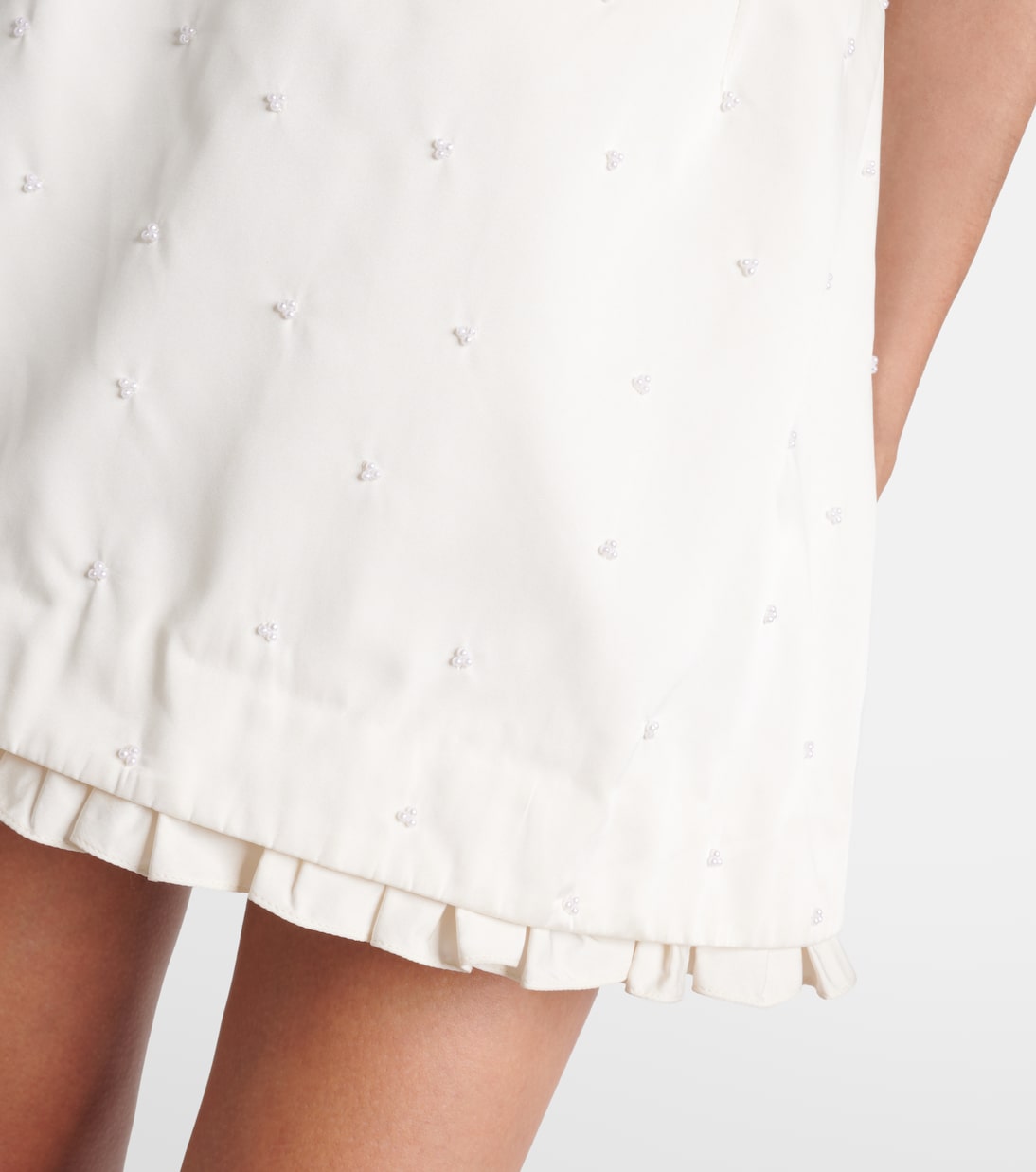 Verzierter Minirock Camelia  | Clio Peppiatt