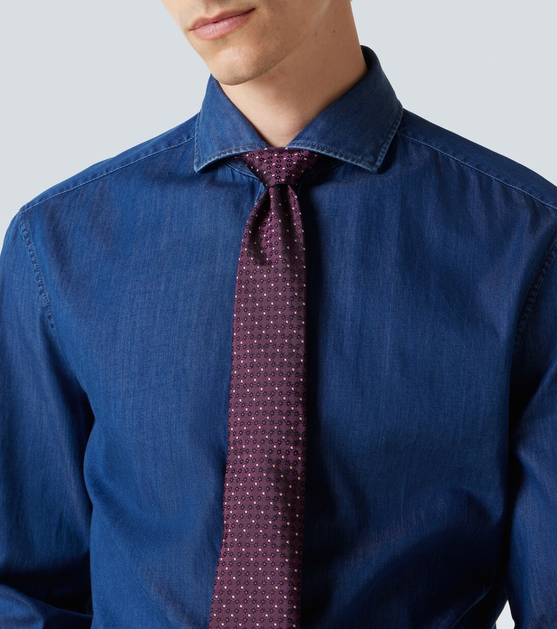 코튼 데님 셔츠 | Brunello Cucinelli