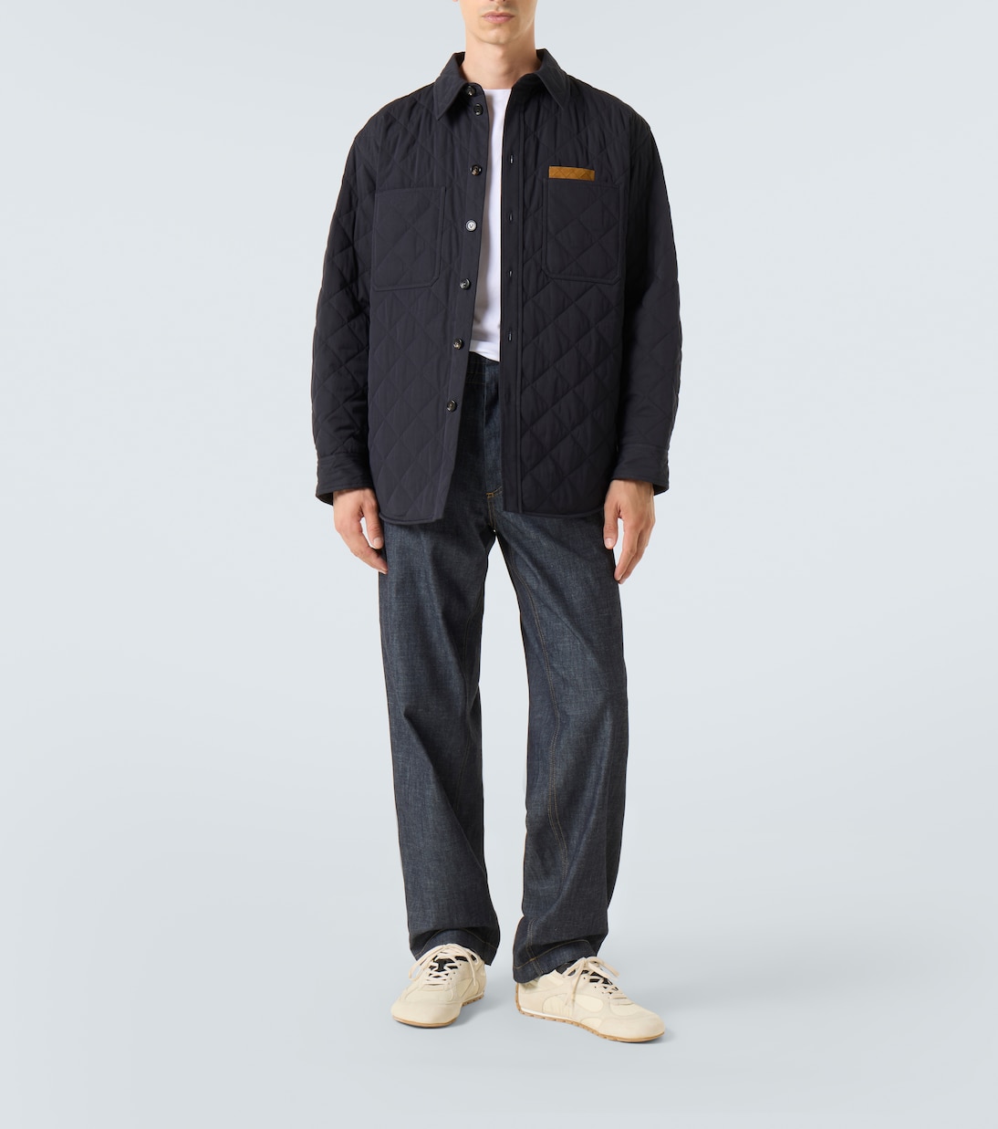 Quilted cotton-blend overshirt  | Bottega Veneta
