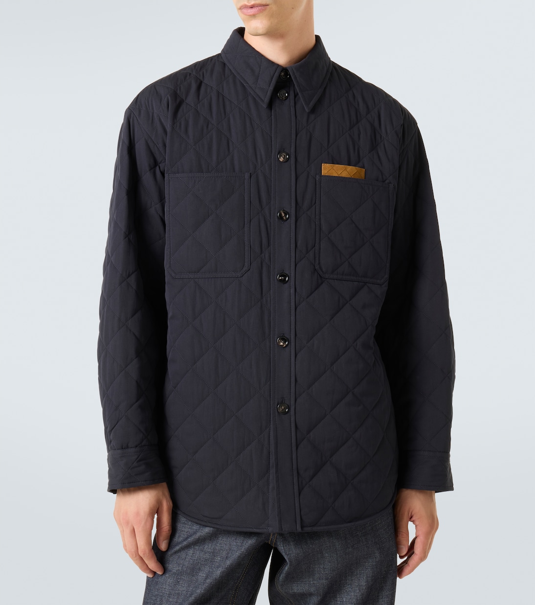 Quilted cotton-blend overshirt  | Bottega Veneta