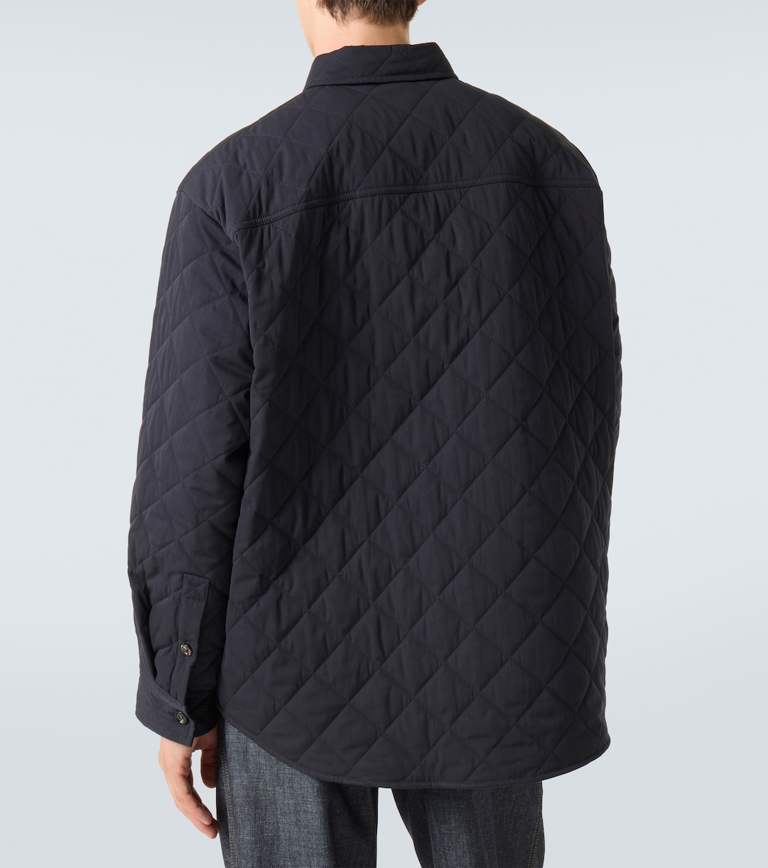 Quilted cotton-blend overshirt  | Bottega Veneta
