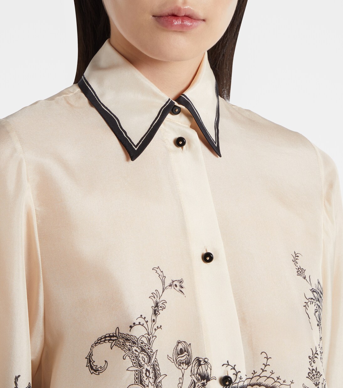 Rhiannon paisley silk shirt | Zimmermann