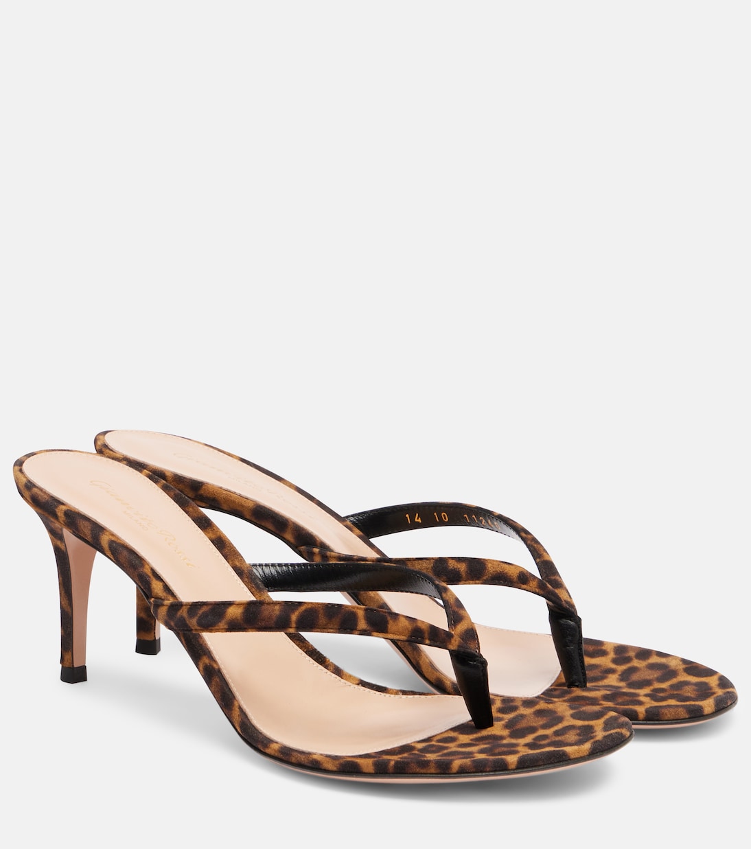 Calypso 70 suede thong sandals | Gianvito Rossi
