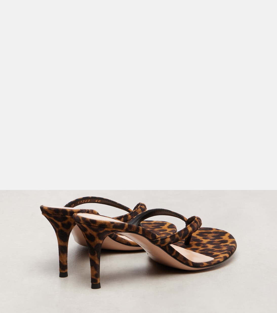 Calypso 70 suede thong sandals | Gianvito Rossi
