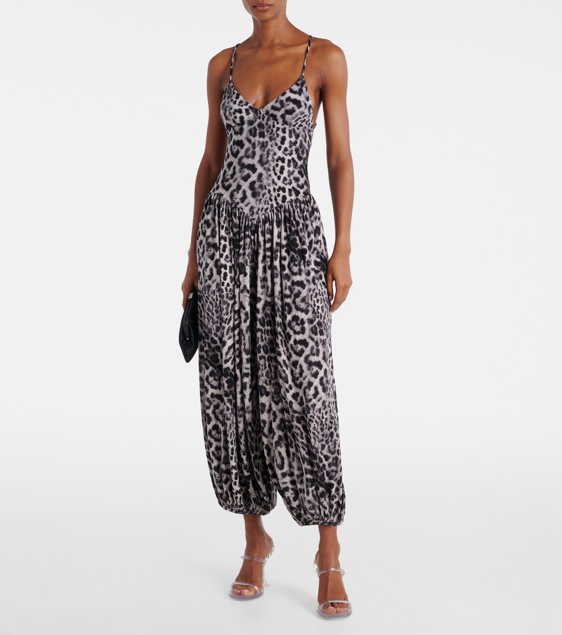 Kenny leopard-print jumpsuit | Norma Kamali