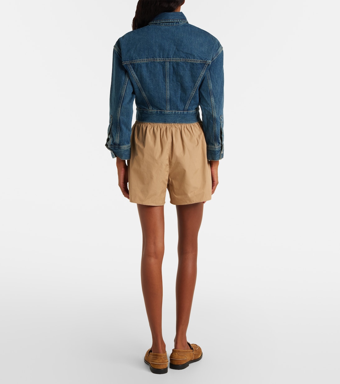 Cropped-Jeansjacke | Wardrobe.NYC