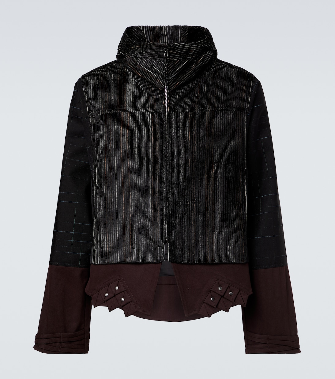 Estike hooded silk-blend jacket | Kiko Kostadinov