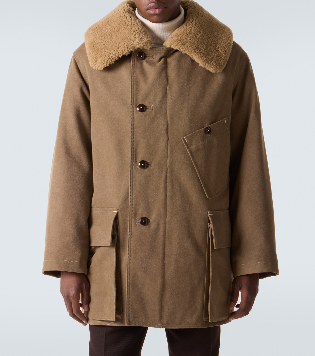 Cotton-blend canvas parka | Lemaire
