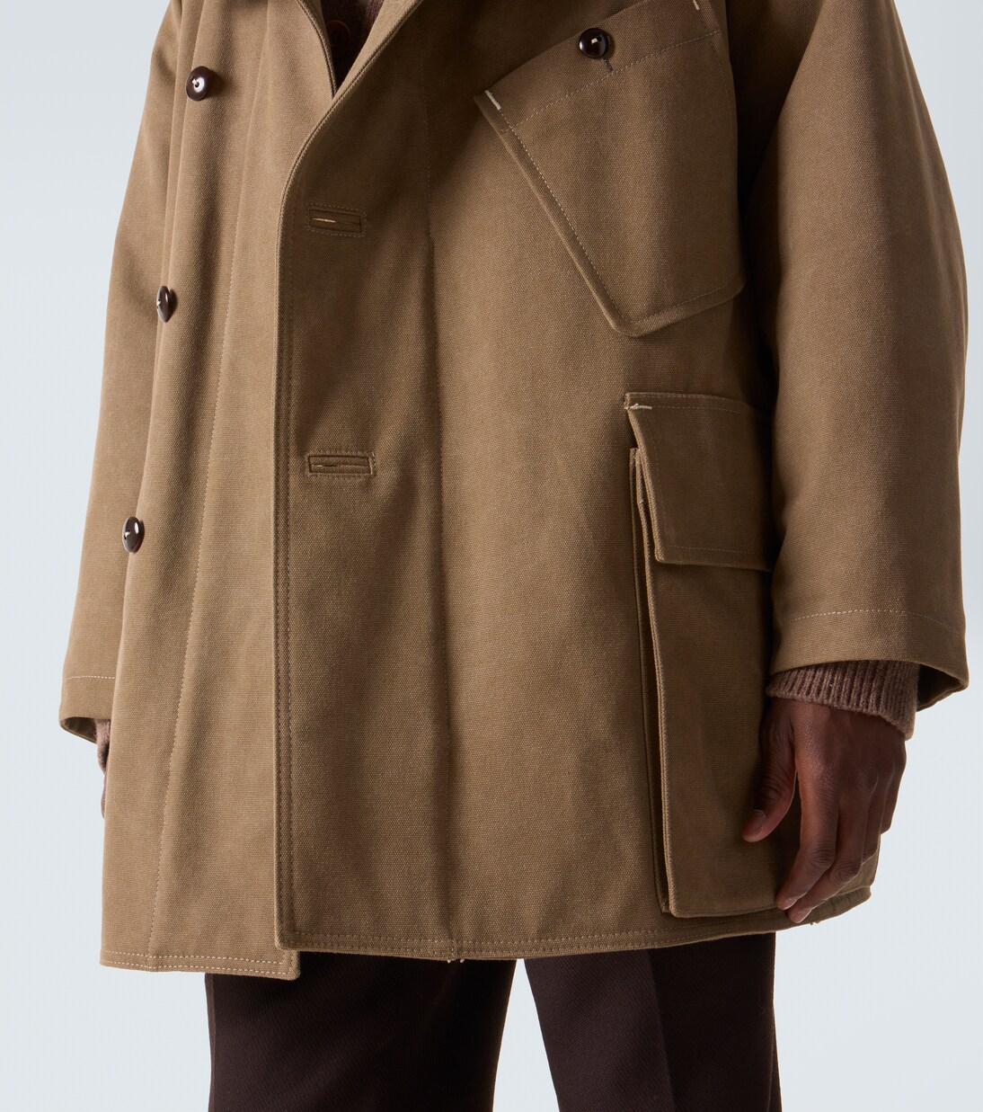 Cotton-blend canvas parka | Lemaire