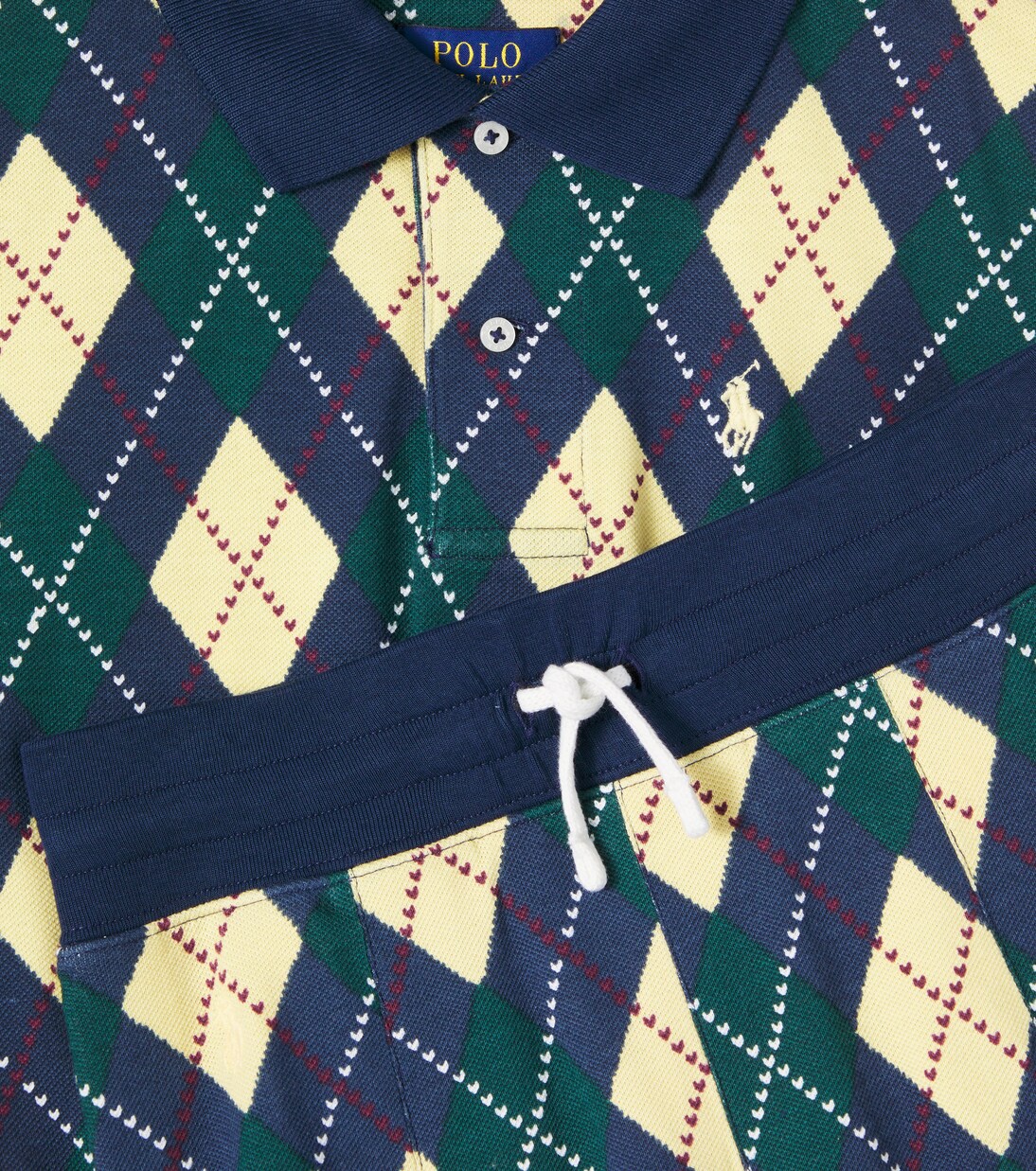 Argyle cotton polo shirt and skirt set | Polo Ralph Lauren Kids