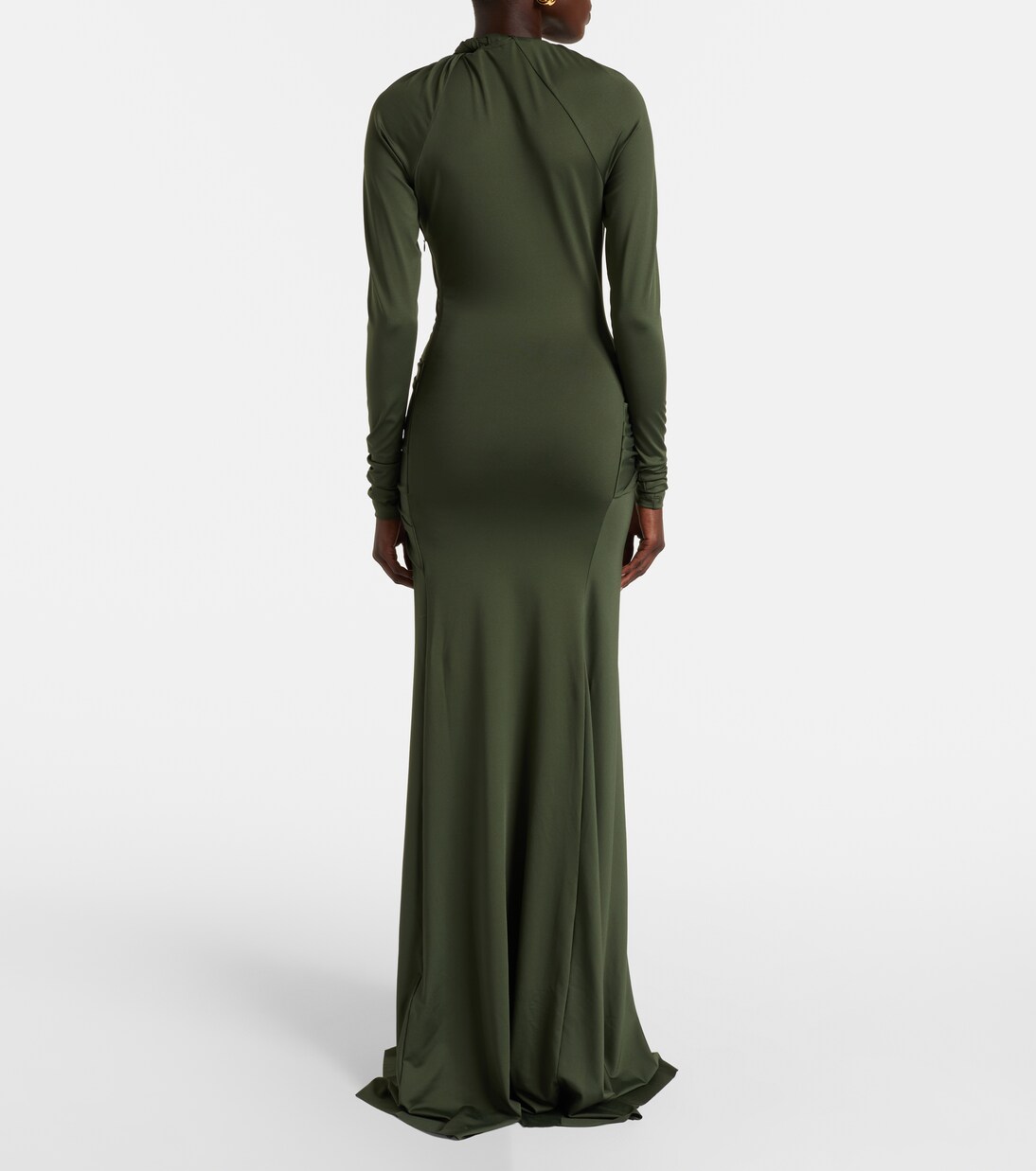 Gathered jersey gown | Victoria Beckham