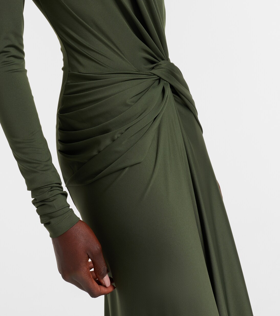 Gathered jersey gown | Victoria Beckham