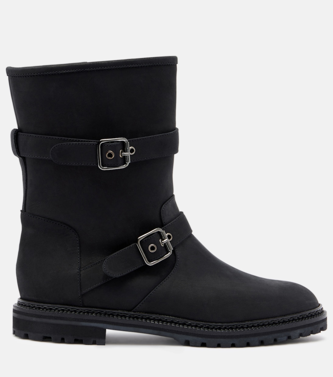 Sulaltrosa leather biker boots | Manolo Blahnik