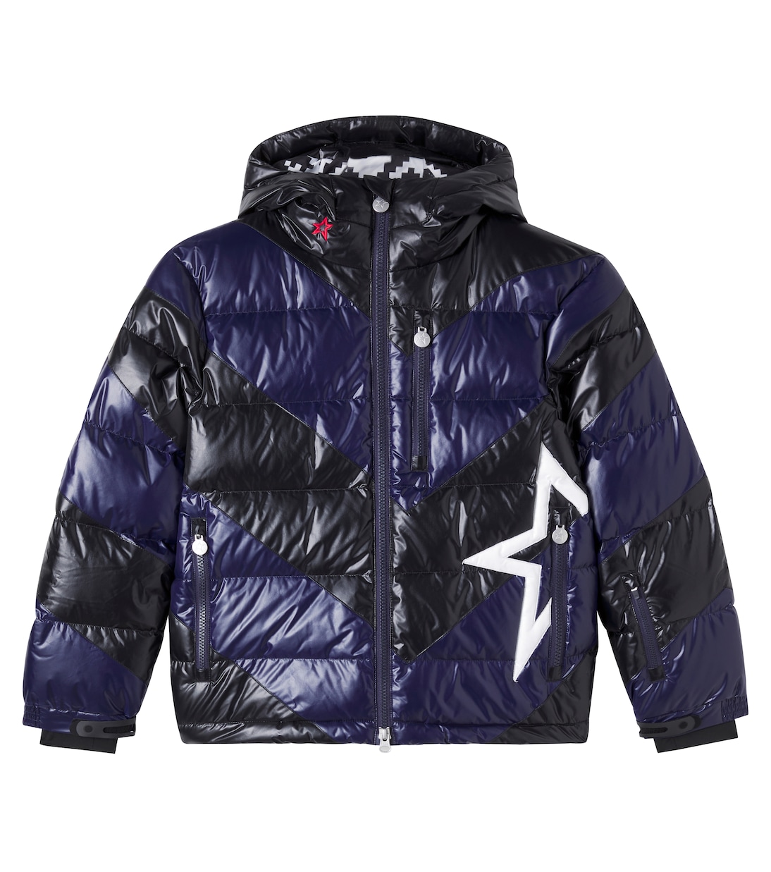 Super Mojo chevron down ski jacket | Perfect Moment Kids