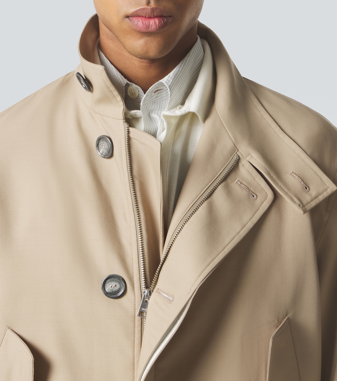 Jacke aus Schurwoll-Gabardine | Ami Paris