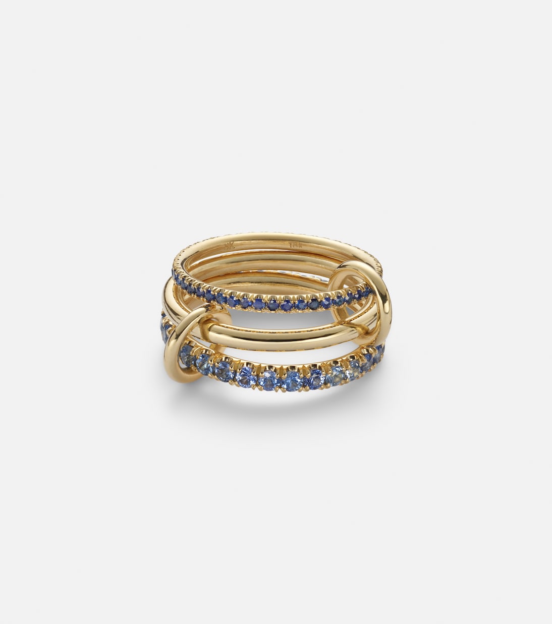 Ring Norah aus 18kt Gelbgold (750/1000) mit Saphiren | Spinelli Kilcollin