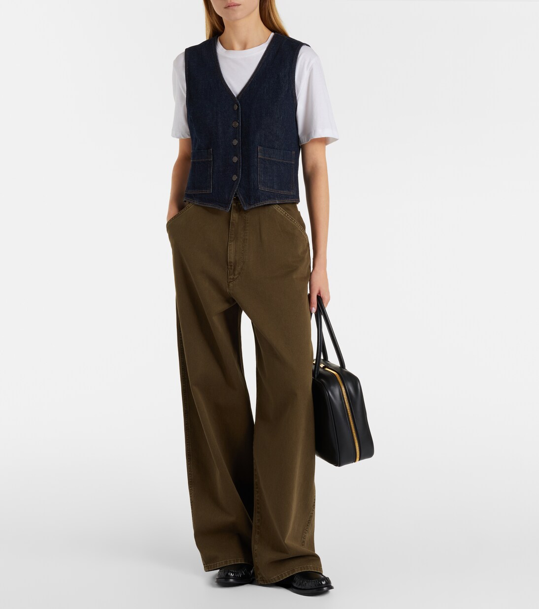 Gilet de costume en jean | Frame