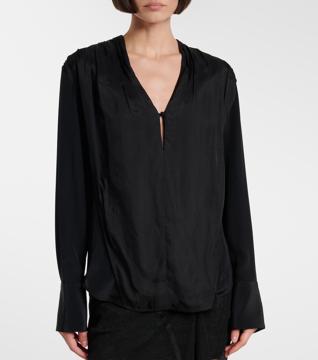Silk crêpe de chine blouse | Victoria Beckham